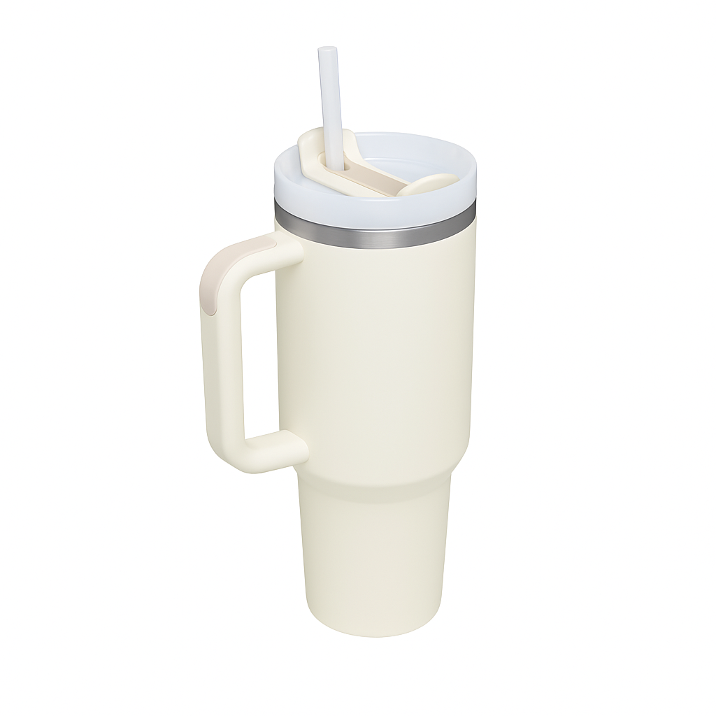 SippySister™ 40 oz Tumbler - Cream White